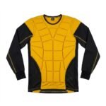 DAKER Padded Compression Shirt – Electric Yellow & Black