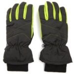 Dakerind Waterproof Insulated Winter Ski & Snowboard Gloves – Black & Neon Yellow Thermal Warm Gloves